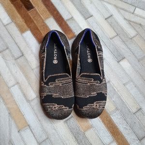 Rothys The Kid Flats in Golden Shimmer